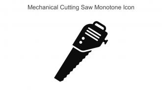 Mechanical Cutting Saw Monotone Icon In Powerpoint Pptx Png And Editable Eps Format