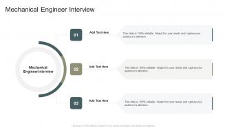 Mechanical Engineer Interview In Powerpoint And Google Slides Cpb