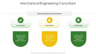 Mechanical Engineering Consultant In Powerpoint And Google Slides Cpp
