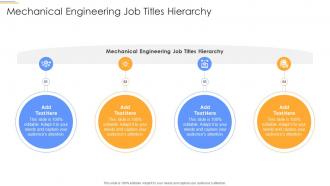 Mechanical Engineering Job Titles Hierarchy In Powerpoint And Google Slides Cpp