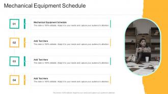 Mechanical Equipment Schedule In Powerpoint And Google Slides Cpb