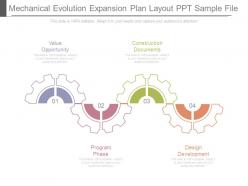 Mechanical evolution expansion plan layout ppt sample file