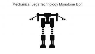 Mechanical Legs Technology Monotone Icon In Powerpoint Pptx Png And Editable Eps Format