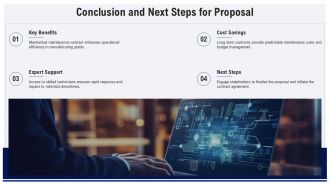 Mechanical Maintenance Contract Proposal For Manufacturing Plants PPT Guidelines AT Idea Researched