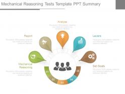 Mechanical reasoning tests template ppt summary