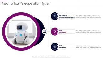 Mechanical Teleoperation System In Ppt Powerpoint Presentation Slide ...