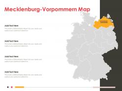 Mecklenburg vorpommern map powerpoint presentation ppt template