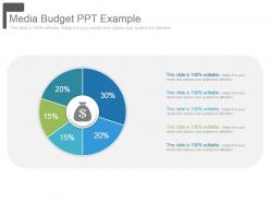 Media Budget Ppt Example