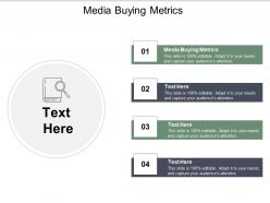 Media buying metrics ppt powerpoint presentation tips cpb