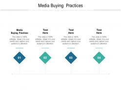Media buying practices ppt powerpoint presentation styles skills cpb