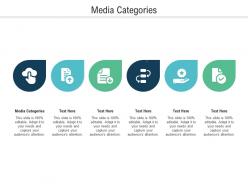 Media categories ppt powerpoint presentation samples cpb