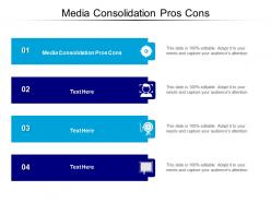Media consolidation pros cons ppt powerpoint presentation file graphics tutorials cpb
