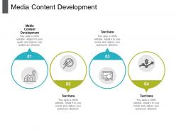 Media content development ppt powerpoint presentation icon information cpb