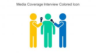 Media Coverage Interview Colored Icon In Powerpoint Pptx Png And Editable Eps Format