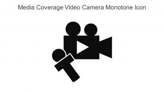 Media Coverage Video Camera Monotone Icon In Powerpoint Pptx Png And Editable Eps Format