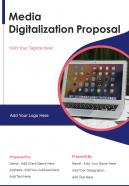 Media Digitalization Proposal Sample Document Report Doc Pdf Ppt
