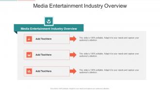 Media Entertainment Industry Overview In Powerpoint And Google Slides Cpb