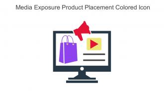 Media Exposure Product Placement Colored Icon In Powerpoint Pptx Png And Editable Eps Format