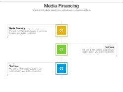 Media financing ppt powerpoint presentation layouts layout ideas cpb