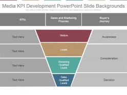 Media kpi development powerpoint slide backgrounds