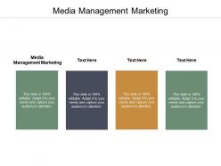Media management marketing ppt powerpoint presentation summary graphics example cpb