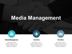 Media management ppt powerpoint presentation gallery summary cpb