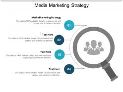 Media marketing strategy ppt powerpoint presentation styles guide cpb