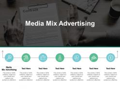 Media mix advertising ppt powerpoint presentation styles images cpb