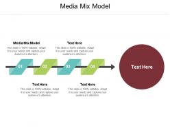 Media mix model ppt powerpoint presentation icon styles cpb