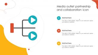 Media Outlet Partnership And Collaboration Icon