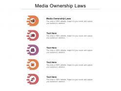 Media ownership laws ppt powerpoint presentation summary example topics cpb