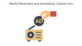 Media Placement And Advertising Colored Icon In Powerpoint Pptx Png And Editable Eps Format