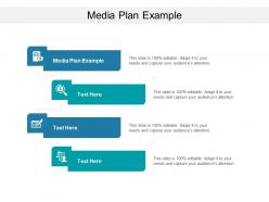 Media plan example ppt powerpoint presentation model portrait cpb