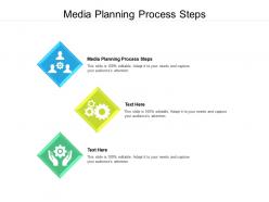 Media planning process steps ppt powerpoint presentation picture cpb