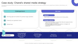Media Planning Strategy Case Study Chanels Shared Media Strategy SS V