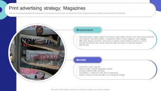 Media Planning Strategy Print Advertising Strategy Magazines Strategy SS V