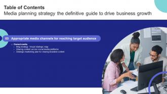 Media Planning Strategy The Definitive Guide To Drive Business Growth Strategy CD V Colorful Designed