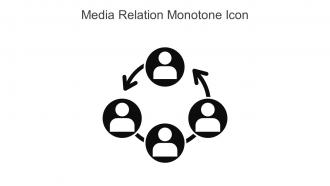 Media Relation Monotone Icon In Powerpoint Pptx Png And Editable Eps Format