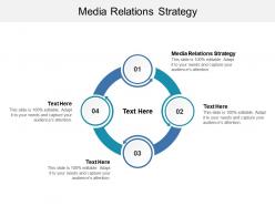 Media relations strategy ppt powerpoint presentation icon templates cpb