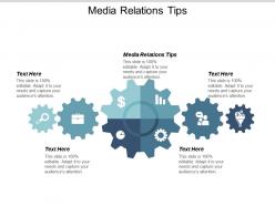 Media relations tips ppt powerpoint presentation professional example cpb