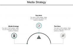 Media strategy ppt powerpoint presentation infographic template styles cpb