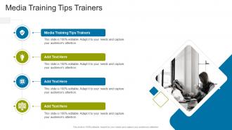 Media Training Tips Trainers In Powerpoint And Google Slides Cpb