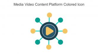 Media Video Content Platform Colored Icon In Powerpoint Pptx Png And Editable Eps Format