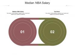 Median nba salary ppt powerpoint presentation show background images cpb