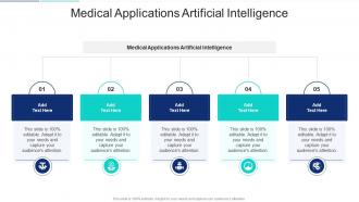 Medical Applications Artificial Intelligence In Powerpoint And Google Slides Cpb