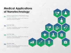 Medical applications of nanotechnology ppt powerpoint presentation infographics