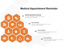 Medical appointment reminder ppt powerpoint presentation inspiration graphics