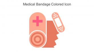 Medical Bandage Colored Icon In Powerpoint Pptx Png And Editable Eps Format