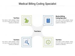 Medical billing coding specialist ppt powerpoint presentation gallery example introduction cpb