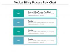 Medical billing process flow chart ppt powerpoint presentation pictures guidelines cpb